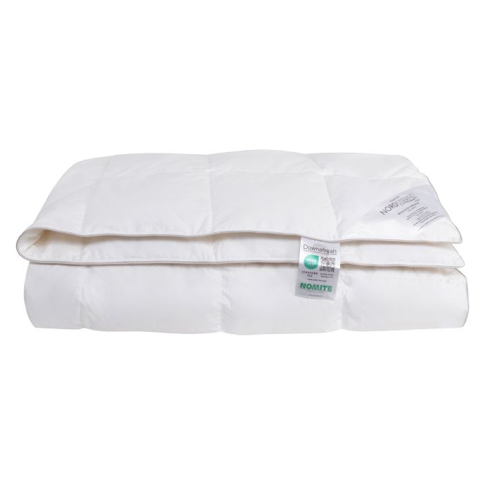 King size sommerdyne 240x220 cm med 100% moskusdun - Let og sval dundyne - Nordstrand Home dobbeltdyne