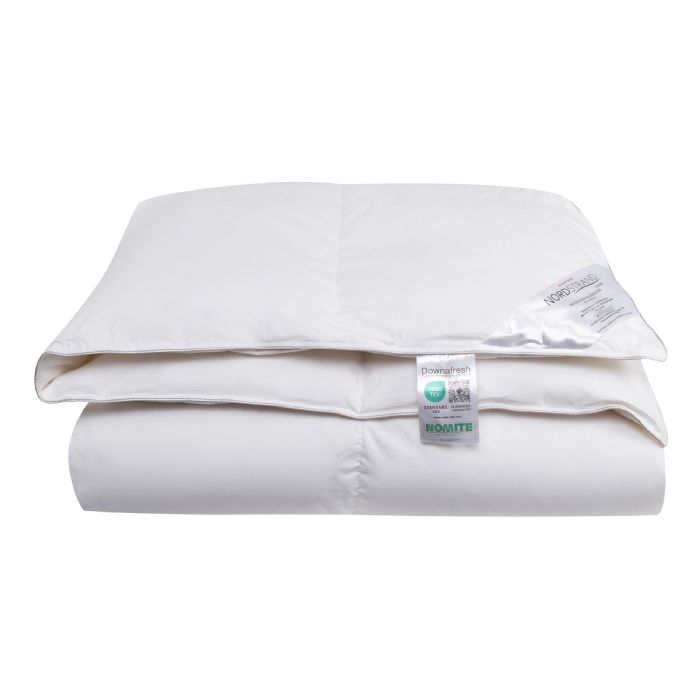 King size helårsdyne - 100% moskusdyne 240x220 cm - Allergivenlig dundyne - Nordstrand Home stor dobbeltdyne 