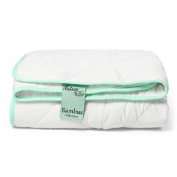 Bambus helårsdyne - 100% allergivenlig Bambus fyld - Nature By Borg bambusdyne med blødt bambusbolster 