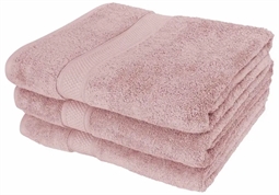 Badelagen - 100x150 cm - Støvet rosa - 100% Egyptisk bomuld - Luksus håndklæder fra By Borg