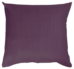 Pudebetræk 60x63cm - Jacquardvævet - Mørke lilla - 100% bomuldssatin 