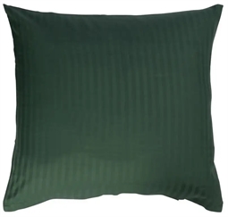 Pudebetræk 60x63 cm - Jacquardvævet - Grøn - 100% bomuldssatin