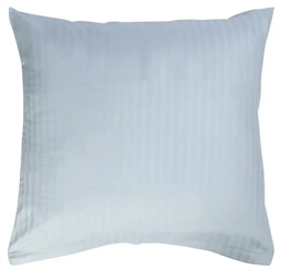Pudebetræk 50x70 cm - Lyseblå  - Jacquardvævet - 100% bomuldssatin