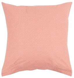Pudebetræk 60x63 cm - Circle rose - Rosa - 100% Bomuld