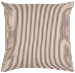  Pudebetræk 60x63 cm - Ingeborg - Brun - 100% Økologisk bomuld - Soft & Pure Organic