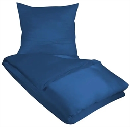 King size silke sengetøj 240x220 cm - Blå - 100% Silke - Butterfly Silk