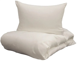 Bambus sengesæt - 140x200 cm - Turiform - 100% Bambus sengetøj - Enjoy White