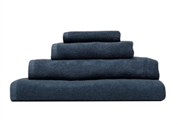 Håndklæde - 50x90 cm - Mørkeblå - 100% Økologisk bomuld - Frotte håndklæde fra Høie