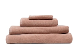 Håndklæde - 50x90 cm - Dus Rosa - 100% Økologisk bomuld - Frotte håndklæde fra Høie