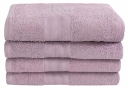 Badehåndklæde - 70x140 cm - Lavendel - 100% Bomuld - Frottehåndklæde fra By Borg