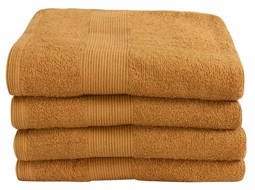 Gæstehåndklæde - 40x60 cm - Karry - 100% Bomuld - Frottehåndklæde fra By Borg