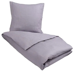 Dobbelt Sengetøj - 100% Egyptisk bomuld - 200x220 cm - Lavendel - Jacquardvævet sengesæt fra By Borg