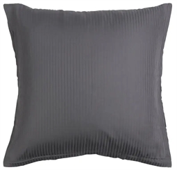 Pudebetræk 50x70 cm - 100% Egyptisk bomuld - Grå - Jacquardvævet hovedpudebetræk fra By Borg