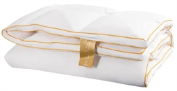 Vinterdyne 140x200 cm med Satin moskusdyne - dundyne - LIXRA Gold dyne