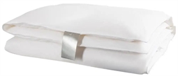 Dobbeltdyne 240x220 cm - Let helårs dyne - LIXRA Moskusdyne Silver kingsizedyne