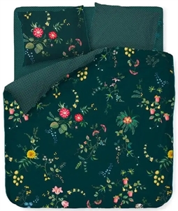 Dobbeltdyne sengetøj 200x200 cm - Fleur Grandeur - Vendbar sengesæt i 100% bomuld - Pip Studio sengetøj