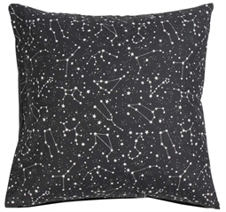  Pudebetræk 60x63 cm - Zodiac black - Hovedpudebetræk i 100% Bomuld
