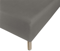 Stræklagen 180x210 cm - Antracitgrå - 100% Bomuld - Faconlagen til madras 