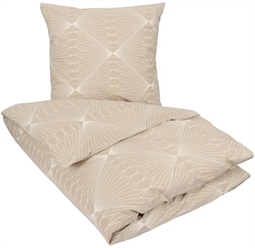 Sengetøj 200x220 cm - Diamond sand - Dobbeltdyne betræk i 100% Bomuld - Borg Living sengesæt