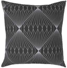  Pudebetræk 60x63 cm - Diamond grey - Hovedpudebetræk i 100% Bomuld