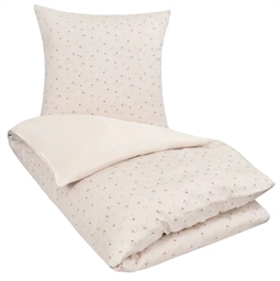 Sengetøj 140x200 cm - Bomuldssatin sengetøj - Soft wood - By Night sengesæt 