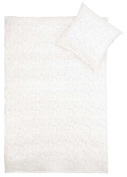 Junior sengetøj 100x140 cm -  Marble white - 100% Bomuldssatin - By Night sengesæt 