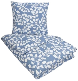 Sengetøj dobbeltdyne 200x220 cm - Azure blå - Mønstret blåt sengesæt - Microfiber - In Style dobbelt dynebetræk