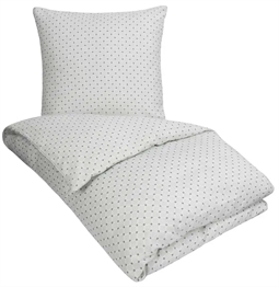 Sengetøj 140x200 cm - City grå - Mønstret sengetøj - In Style microfiber sengesæt