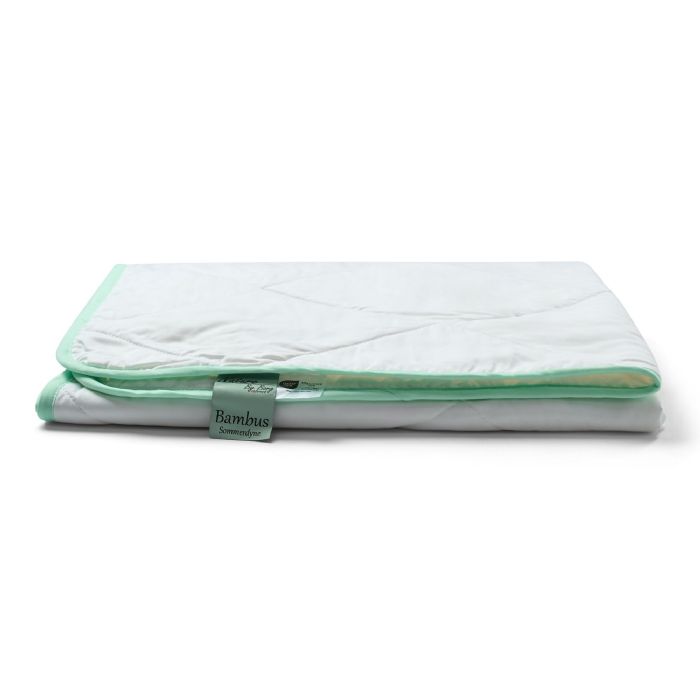 Junior bambusdyne - 100% allergivenlig bambus fyld - Sommerdyne 100x140 cm - Nature By Borg juniordyne med blødt bambusbolster 
