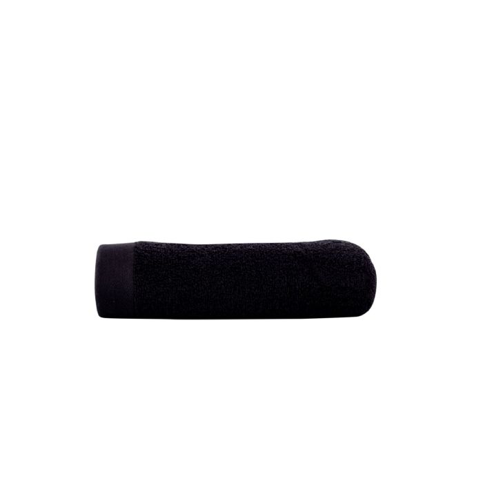 Håndklæde - 100% Blødt bomuld med høj absorberingsevne - 50x100 cm - Sort håndklæde fra danske By Borg