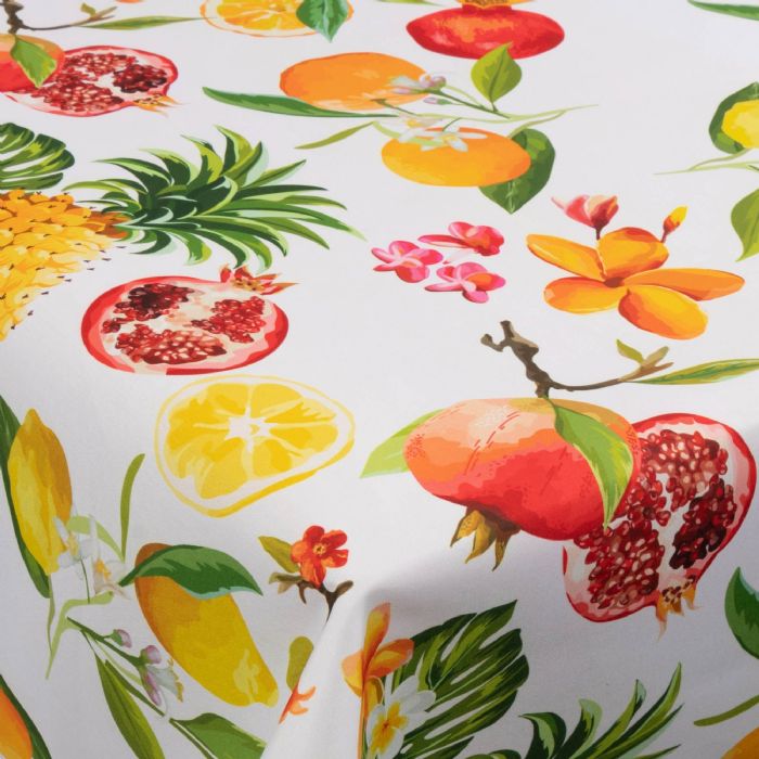Tekstil voksdug - 140 cm bred - Citrus Fruits - Voksdug med akrylbelægning