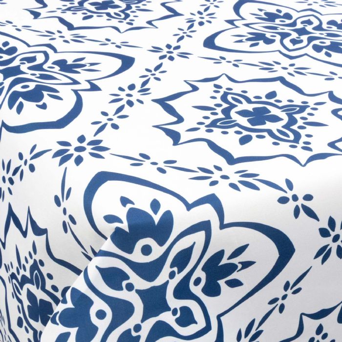 Tekstil voksdug - 140 cm bred - Blue Pattern - Voksdug med akrylbelægning