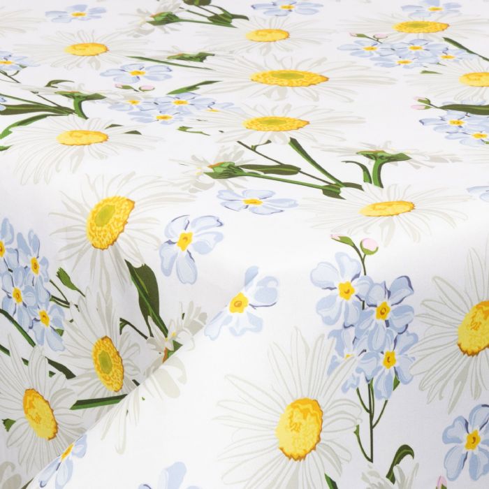 Tekstil voksdug - 140 cm bred - Blooming Daisies - Voksdug med akrylbelægning