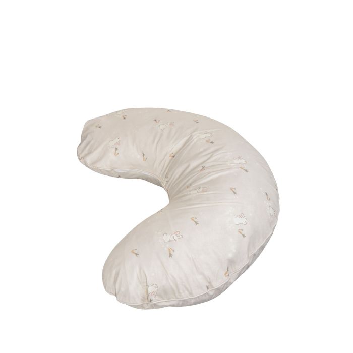 Ammepude - Høj komfort ammepude - Vaskbart betræk - Sød beige kanin kollektion til baby - Nordstrand Home babytilbehør
