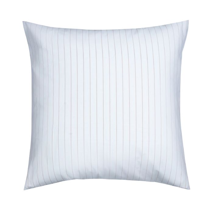  Pudebetræk 60x63 cm - 100% bomuld - Blå stribet hovedpudebetræk - Nordstrand Home