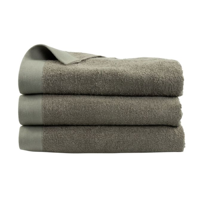Badelagen - 100% Blødt bomuld med høj absorberingsevne - 100x150 cm - Lysegrønt - Stort håndklæde fra danske By Borg