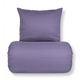 Bambus sengetøj - 100% Naturligt bambus - Lys lilla, satinvævet sengesæt
