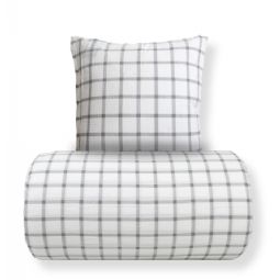 Sengetøj - Bæk og Bølge - 100% bomulds krep - Grønne tern