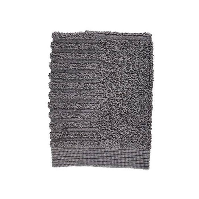 Vaskeklud - 100% bomuld - 30x30 cm - Zone Denmark Classic - Grey