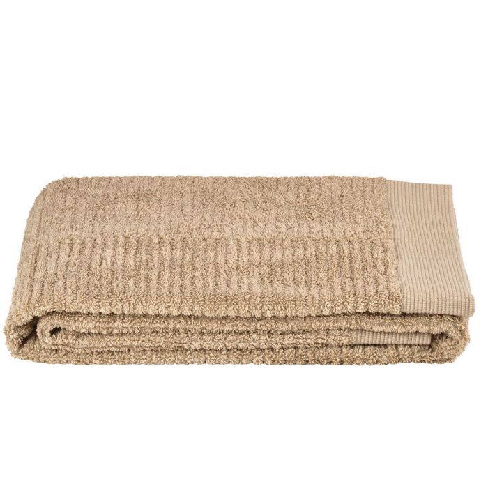 Håndklæde - 100% bomuld - Badehåndklæde 70x140 cm - Zone Denmark Classic - Camel