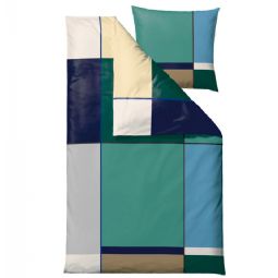 Sengetøj - 100% bomuldssatin - Södahl Colour Block - Grøn
