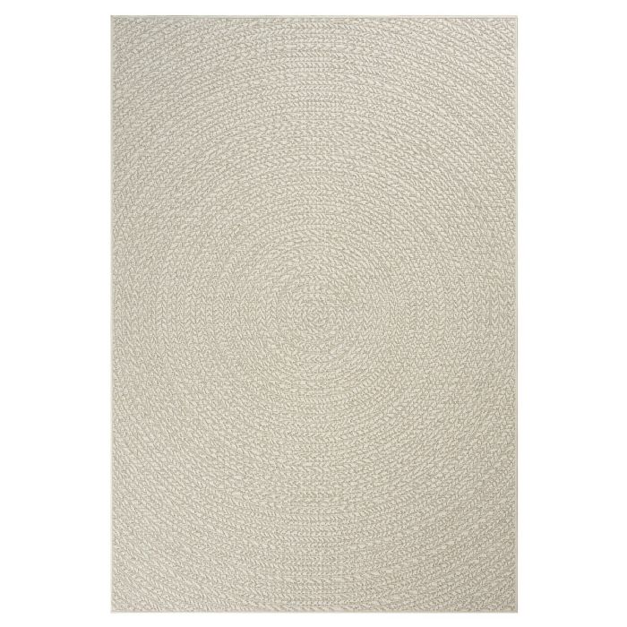 Gulvtæppe - 140x200 cm - Vævet - Creme - Kenzy - Nordstrand Home