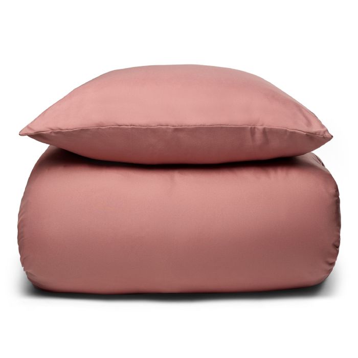 Sengetøj 140x220 cm - Ensfarvet rosa sengesæt - Microfiber sengelinned - IN Style sengelinned 