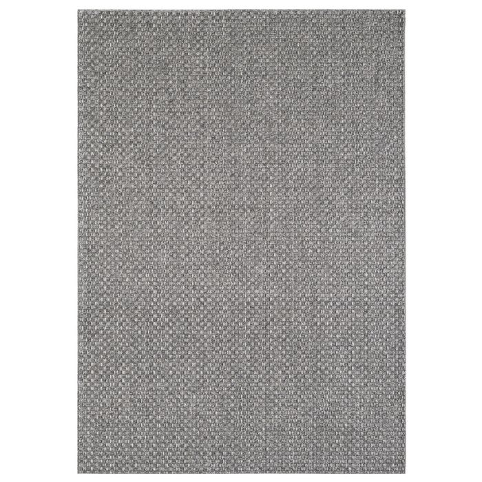 Gulvtæppe - 80x150 cm - Vævet tæppeløber - Grå - Helsinki - Nordstrand Home