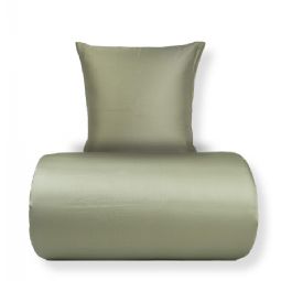 Bambus sengetøj - 100% bambus - Olivengrøn