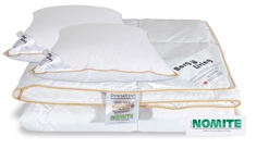 Dyne pude sæt - Dobbelt sommerdyne 200x200 cm + 2x60x63 puder med gåsedun - Borg Living