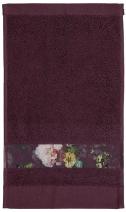 Essenza Fleur - Badehåndklæder - 70x140 cm - Lilla - 100% bomuld - Håndklæder fra Essenza