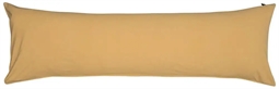Pudebetræk 50x150 cm - Frøya - Brændt gul - 100% stenvasket økologisk bomuld - Høie