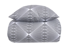 Sengetøj - Diamond grey - Sengelinned i 100% Bomuld - Borg Living sengesæt