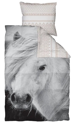 Junior sengetøj med heste motiv 